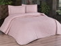 L'essentiel linge de maison Dublin - Powder Juego de colcha doble